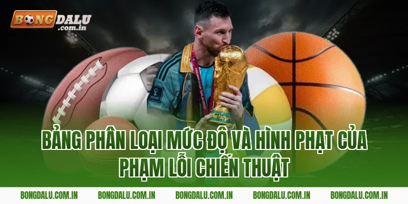 Bảng Phân Loại Mức Độ Và Hình Phạt Của Phạm Lỗi Chiến Thuật