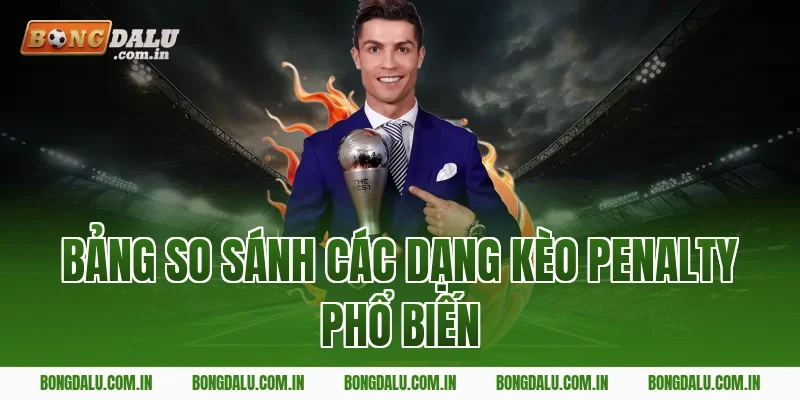 Bảng so sánh các dạng kèo penalty phổ biến