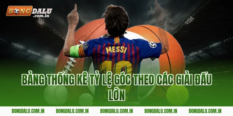 Bảng Thống Kê Tỷ Lệ Góc Theo Các Giải Đấu Lớn