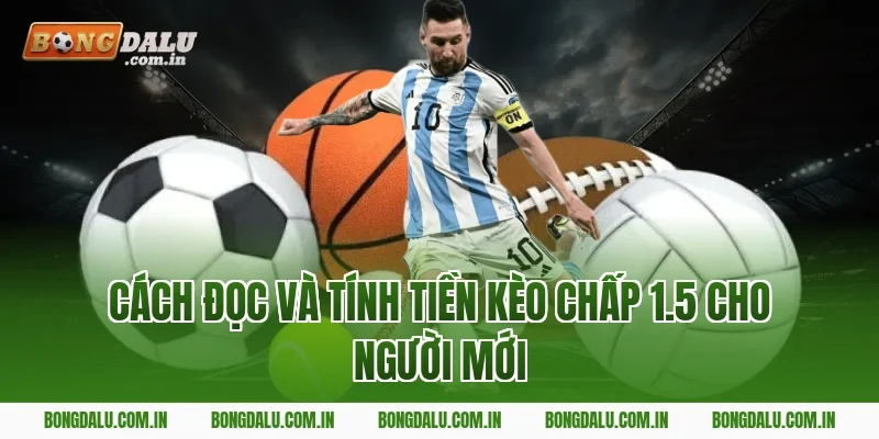 Cách đọc và tính tiền kèo chấp 1.5 cho người mới