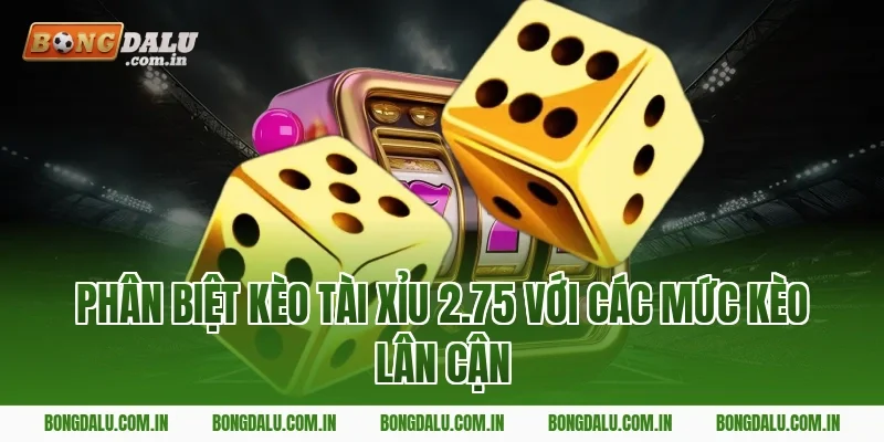 Phân Biệt Kèo Tài Xỉu 2.75 Với Các Mức Kèo Lân Cận